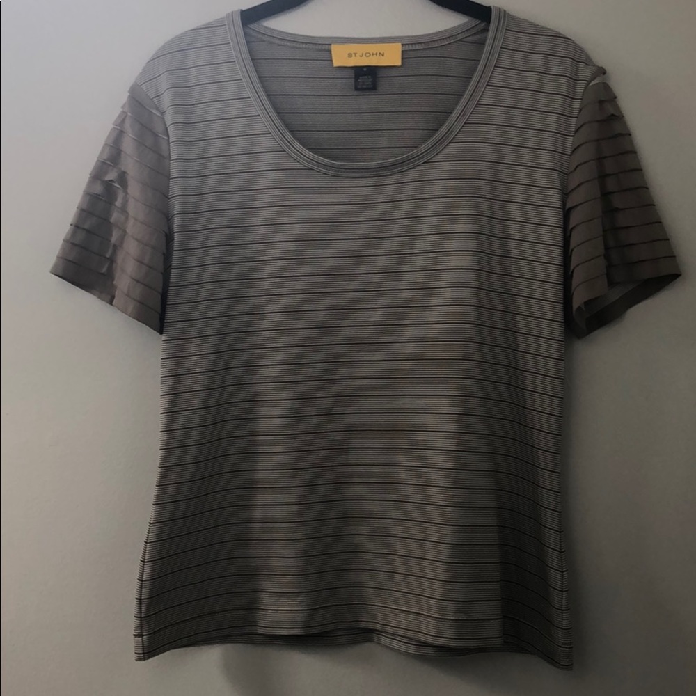 St. John striped top